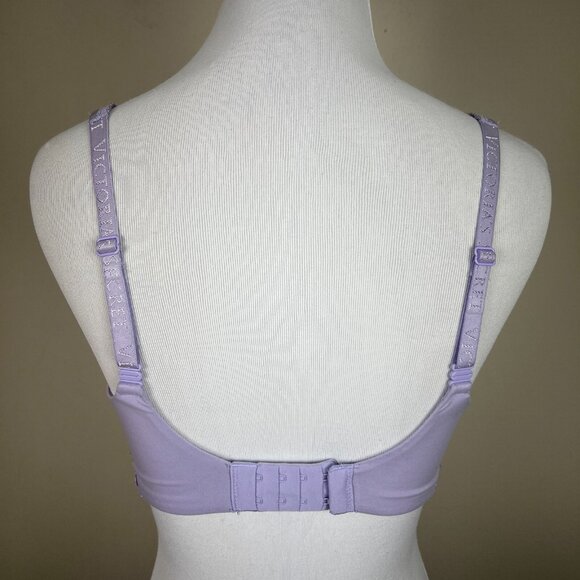 Victorias Secret Bra 34DD Purple Body By Victoria Unlined Demi Semi-Sheer Floral - Picture 6 of 14